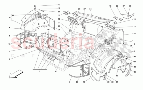 Part Diagram for Ferrari 64558400