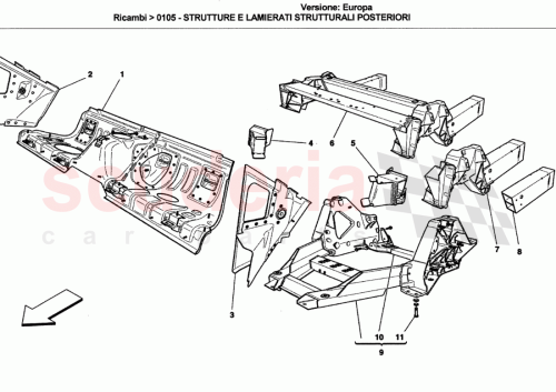 Part Diagram for Ferrari 985224955