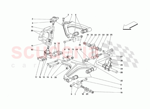 Part Diagram for Ferrari 143005