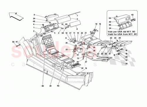 Part Diagram for Ferrari 621440