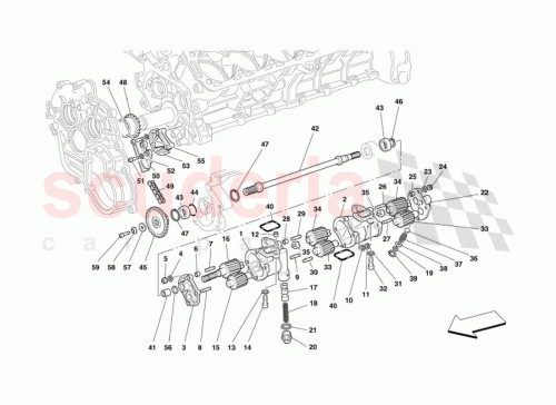 Part Diagram for Ferrari 153366
