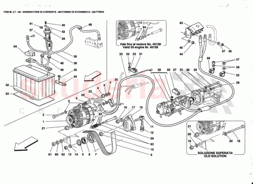 Part Diagram for Ferrari 155873