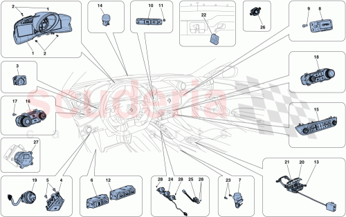 Part Diagram for Ferrari 333275