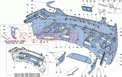 Part Diagram for Ferrari 84539210