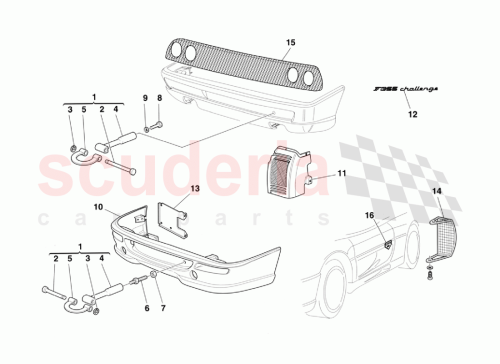Part Diagram for Ferrari 62977300