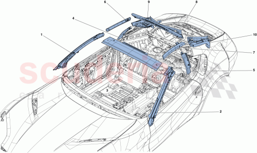 Part Diagram for Ferrari 88153800