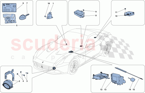 Part Diagram for Ferrari 315413