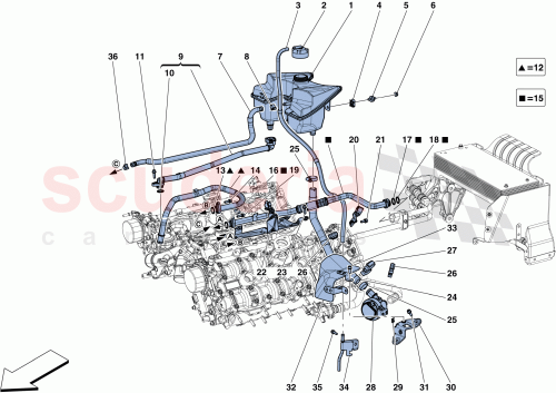 Part Diagram for Ferrari 303560