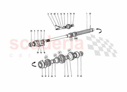 Part Diagram for Ferrari 123870