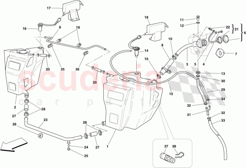Part Diagram for Ferrari 181024
