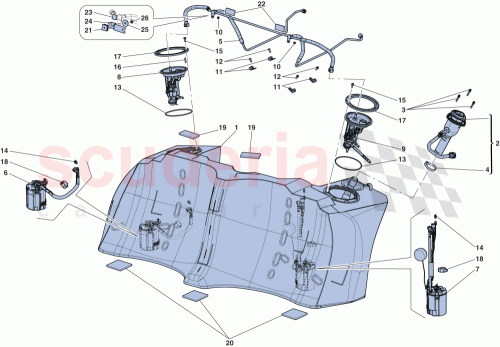 Part Diagram for Ferrari 295192