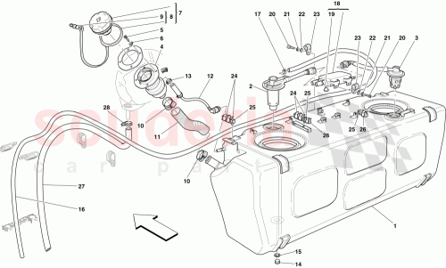 Part Diagram for Ferrari 261174