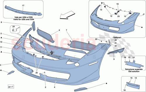 Part Diagram for Ferrari 83104710