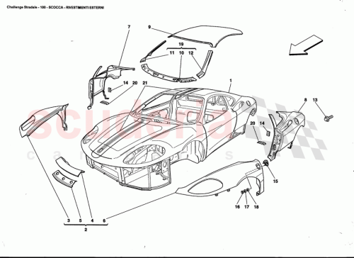 Part Diagram for Ferrari 67495111