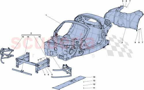 Part Diagram for Ferrari 308677
