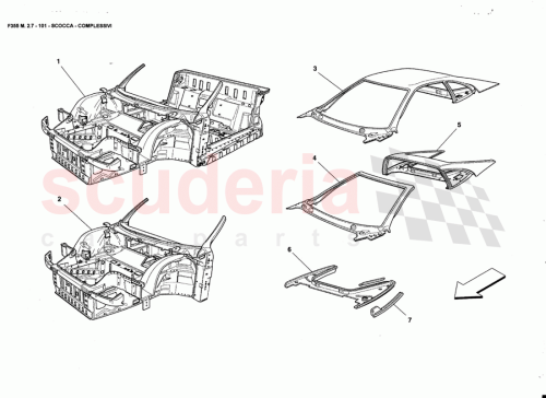 Part Diagram for Ferrari 64522200