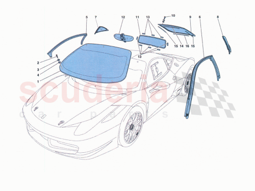 Part Diagram for Ferrari 83263700