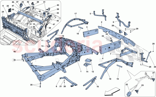 Part Diagram for Ferrari 83330300