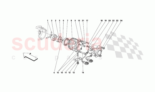 Part Diagram for Ferrari 150198