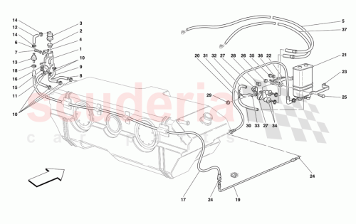Part Diagram for Ferrari 155765