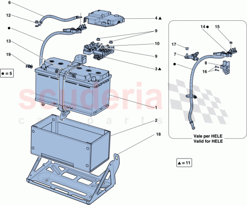 Part Diagram for Ferrari 318055