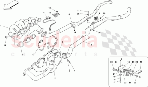 Part Diagram for Ferrari 261542