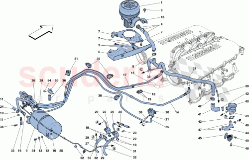 Part Diagram for Ferrari 262245
