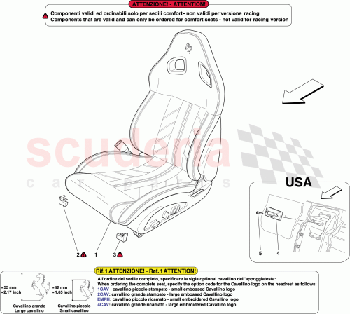 Part Diagram for Ferrari 69952500