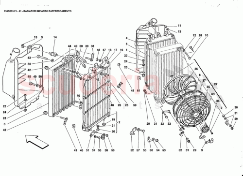 Part Diagram for Ferrari 173036