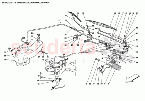 Part Diagram for Ferrari 65202700