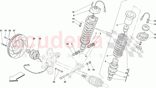 Part Diagram for Ferrari 235585
