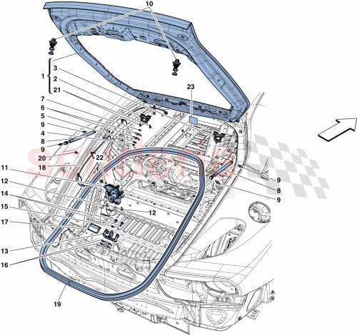Part Diagram for Ferrari 849815