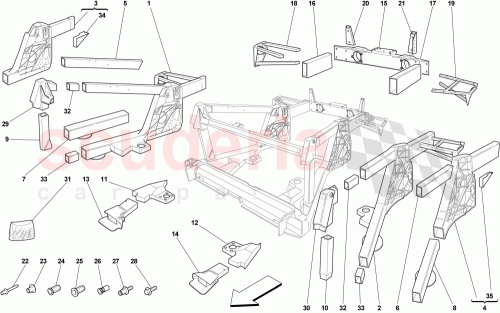 Part Diagram for Ferrari 985242545