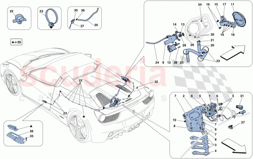 Part Diagram for Ferrari 83561100