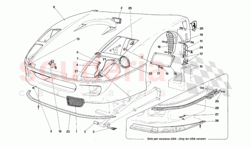 Part Diagram for Ferrari 62497000