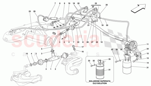 Part Diagram for Ferrari 165643