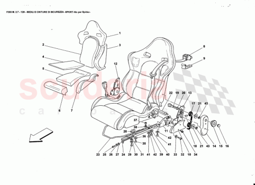 Part Diagram for Ferrari 644804