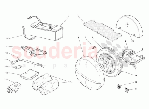 Part Diagram for Ferrari 171989