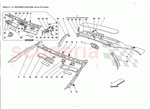 Part Diagram for Ferrari 64790400