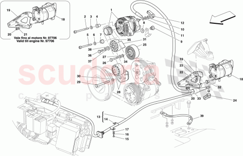 Part Diagram for Ferrari 235315