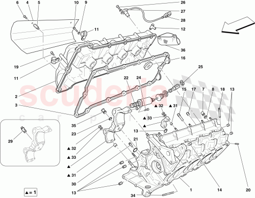Part Diagram for Ferrari 240635