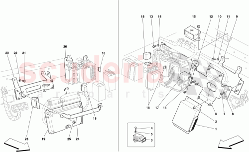 Part Diagram for Ferrari 254520