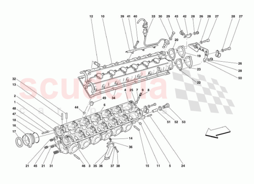 Part Diagram for Ferrari 178556