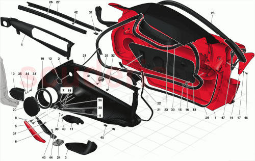 Part Diagram for Ferrari 85363800