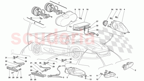 Part Diagram for Ferrari 63671000