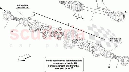 Part Diagram for Ferrari 262930