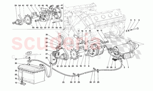 Part Diagram for Ferrari 106525