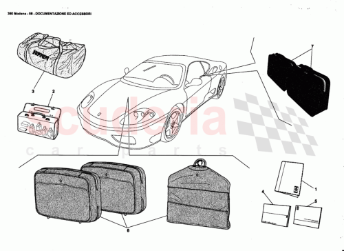Part Diagram for Ferrari 66622200