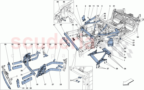 Part Diagram for Ferrari 334341