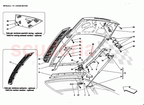Part Diagram for Ferrari 65307400